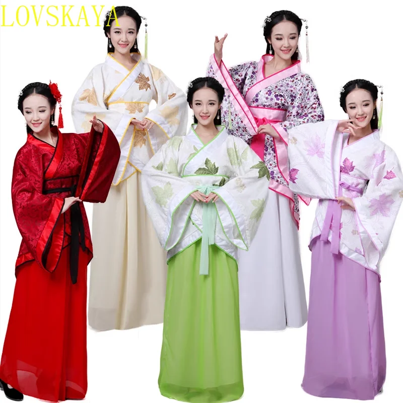 

2024 Traditional Women Flower Hanfu Dress Ancient Chinese Costume Beautiful Dance Hanfu Originale Princess Tang Dynasty Robe