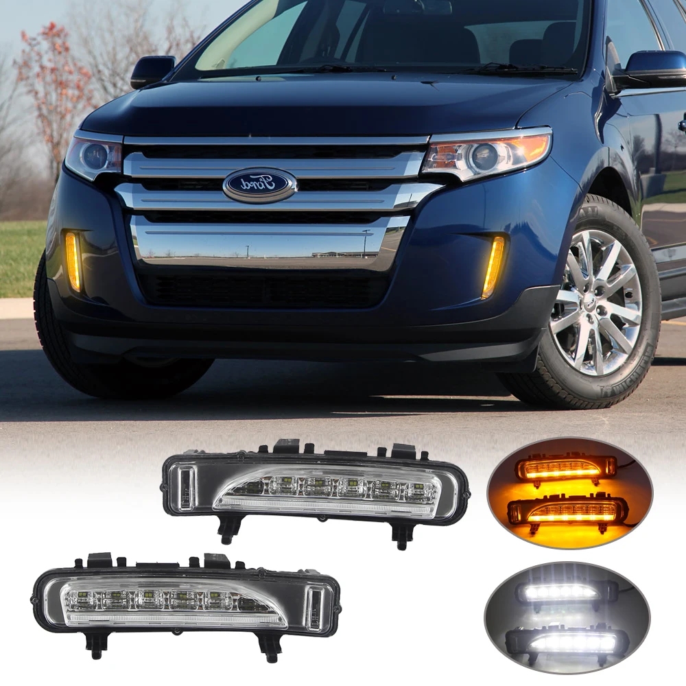 OKEEN 2шт светодиодный дневные ходовые светильник для Ford EDGE 2012 2013 2014 Автомобильный дневной сигнал поворота DRL авто аксессуары для фар 12В
OKEEN 2шт светодиодный дневные ходовые светильник для Ford EDGE 2012 2013 2014 Автомобильный дневной сигнал поворота DRL авто аксессуары для фар 12В