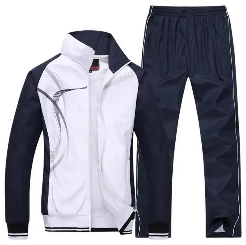 

Menswear Men's Sportswear Outdoors Tracksuits Jackets + Pants 2Pcs Casual Exercise SportSuit Mens Hoodies and Sweatshirt Set 5XL