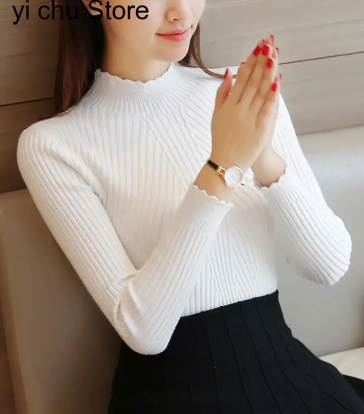 New Knitted Sweater Turtleneck Women Winter Autumn Long Sleeve Female Slim Thin Ladies Tops Woman Pullovers Pull Femme
New Knitted Sweater Turtleneck Women Winter Autumn Long Sleeve Female Slim Thin Ladies Tops Woman Pullovers Pull Femme