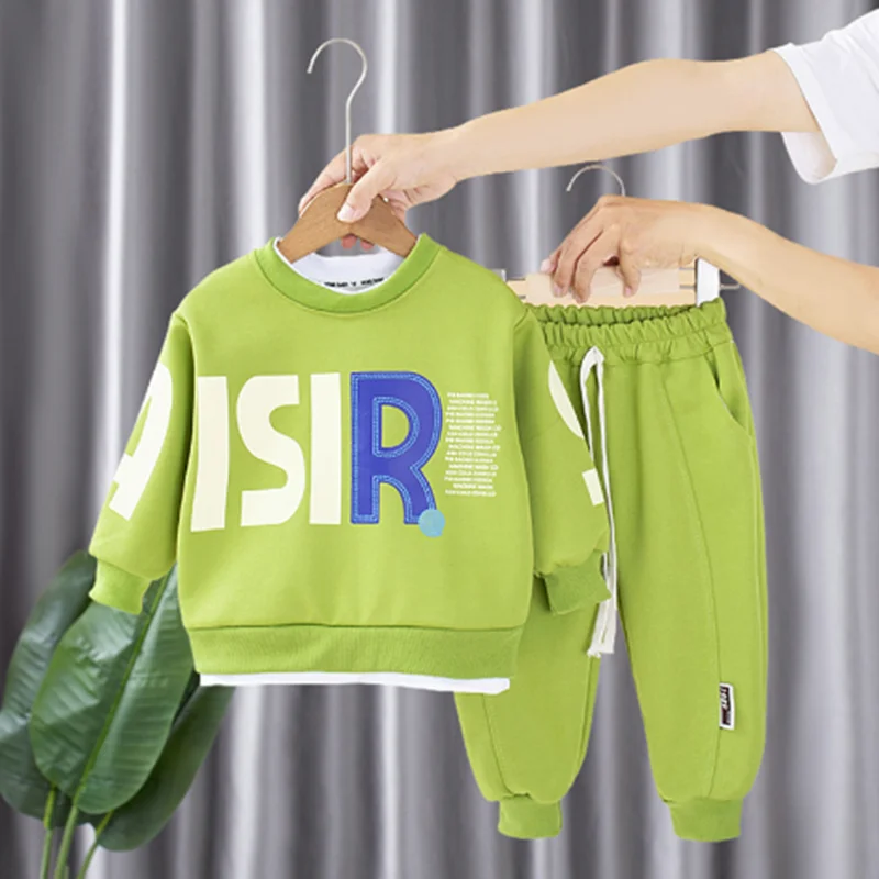 Boys Clothes Sets Spring Autumn Children Cotton T-shirts Pants 2pcs Tracksuits For Baby 7 Years Sports Suit Kids Outfits Toddler
Boys Clothes Sets Spring Autumn Children Cotton T-shirts Pants 2pcs Tracksuits For Baby 7 Years Sports Suit Kids Outfits Toddler