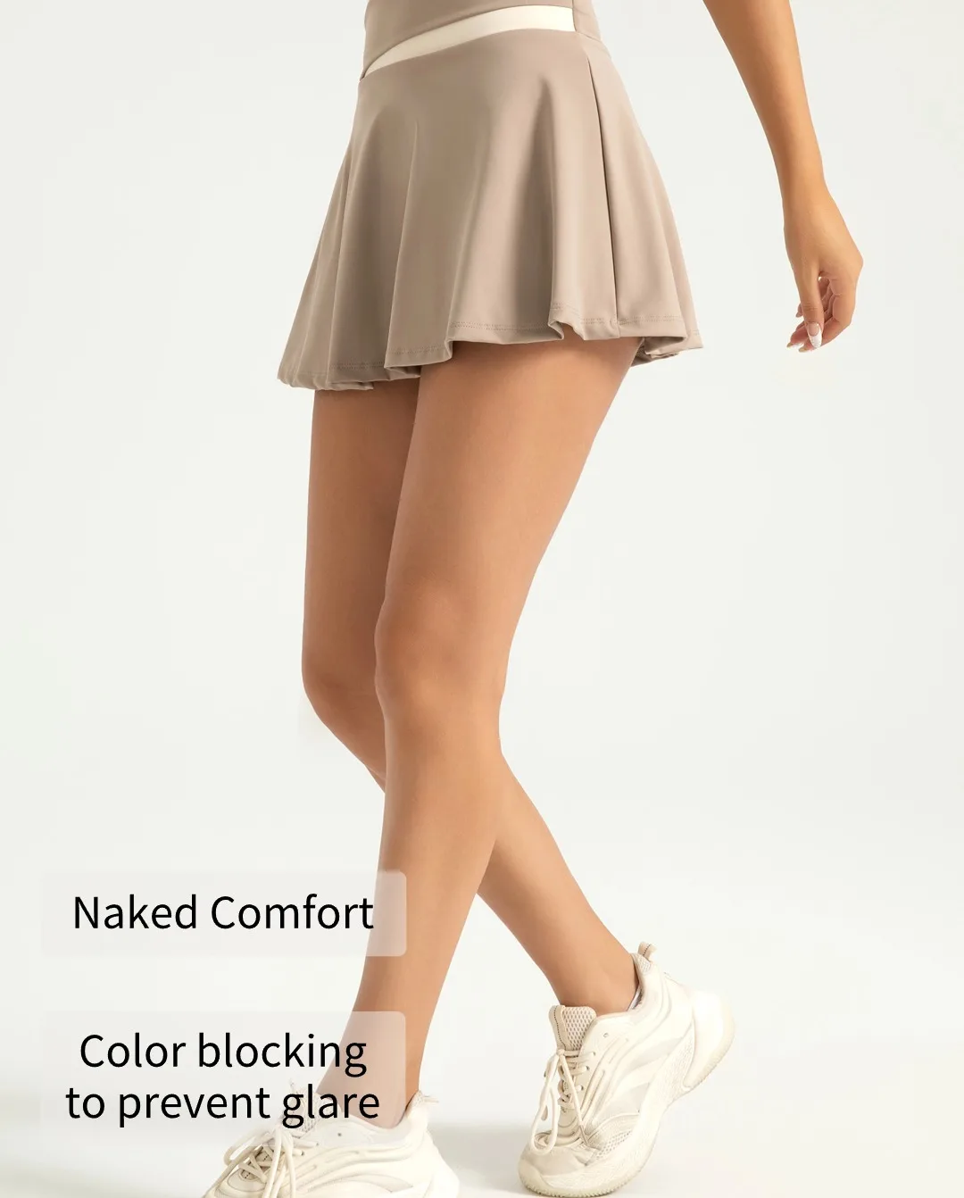 MIML Nude Feel Sports Mini Skirt Anti-Light Splice Fake Two-Piece Running Fitness Short Skirt for Women 2026 New 18 Sa4ddd190e9f04d86b1ce0a90f83ca982O