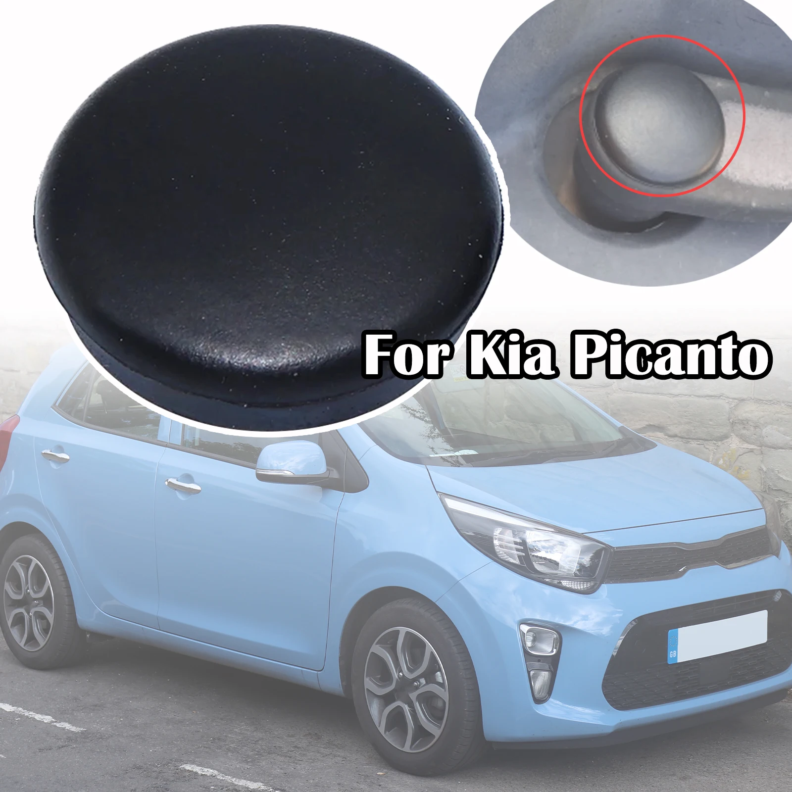 

1X For Kia Picanto Morning Eko Taxi Suria Windshield Arm Cap Front Wiper Nut Cover Bolt Anti-rust Protector Car Replacement Part