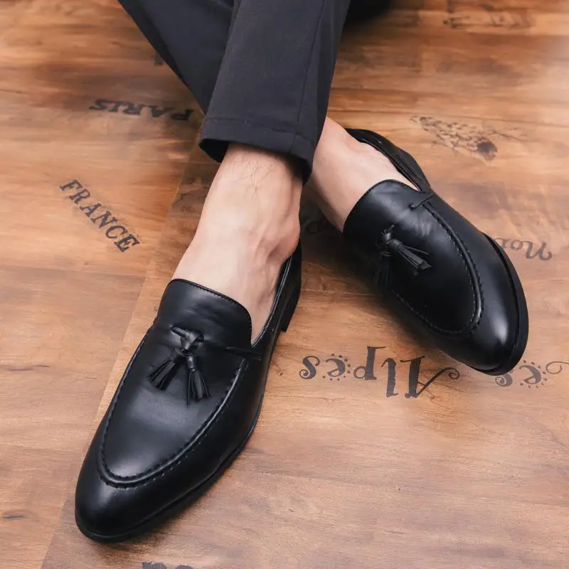 

Boys Brogue Leather Shoes Male British Style Height Increasing Wedding Groom's Shoes Genuine Leather 2023 New Business Formal Me