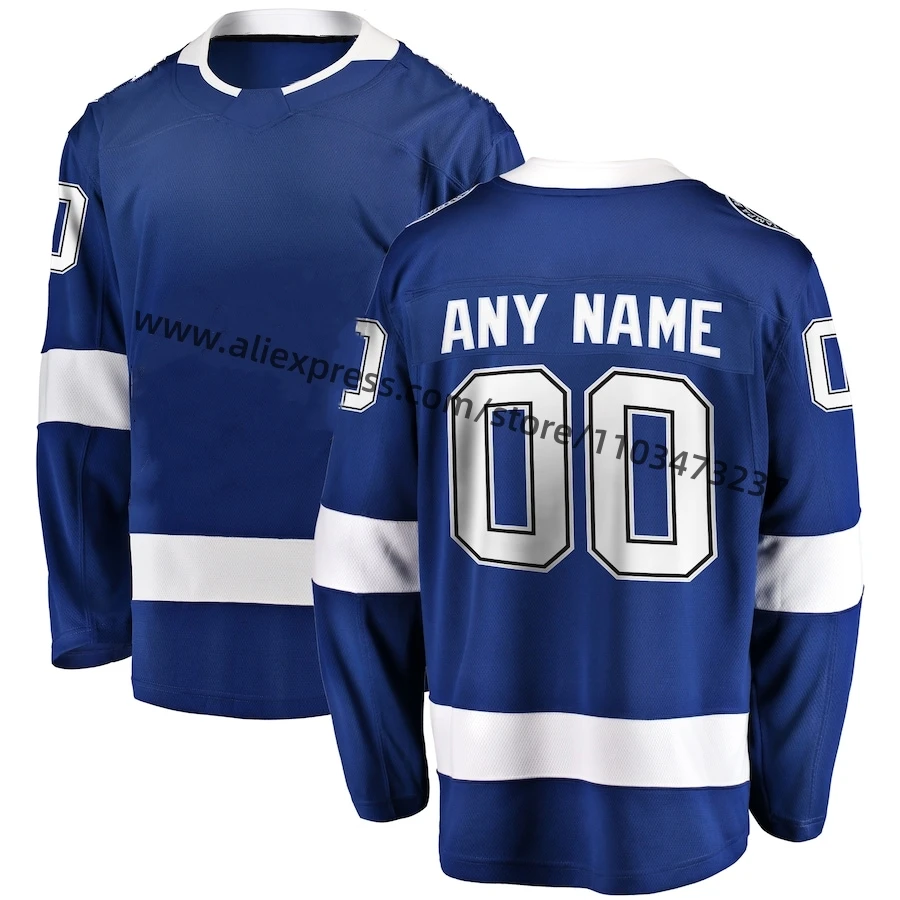 

Wholesale Stitched Tampa Bay Ice Hockey Jersey Red Name No. 88 Andrei Vasilevskiy 91 Steven Stamkos High Quality