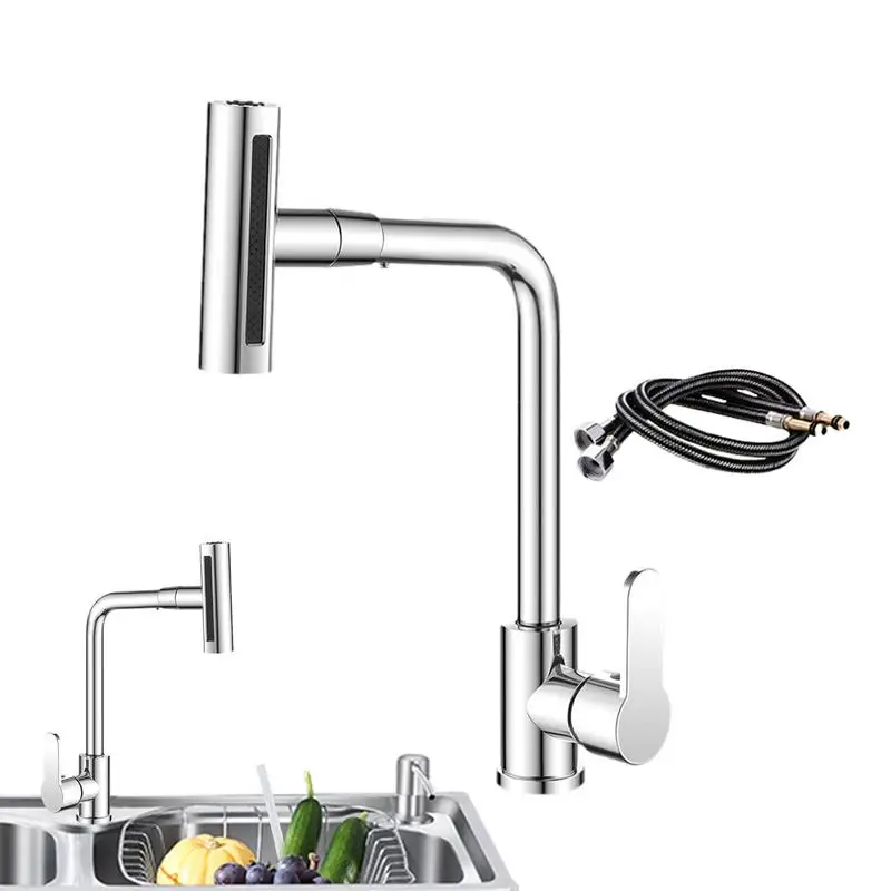 

Кухонный Смеситель «Водопад» вращающийся смеситель с одной ручкой для раковины кран для кухни «Водопад» L-образная насадка смеситель для кухни