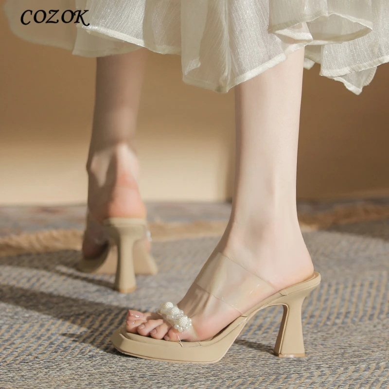 2023 Women Clear Heel Sandals Platform Sexy Crystal Luxury Summer Shoes Elegant
2023 Women Clear Heel Sandals Platform Sexy Crystal Luxury Summer Shoes Elegant