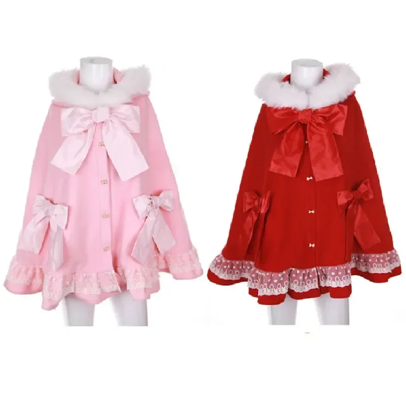 Шерстяная накидка с капюшоном, накидка-пончо, меховое кружевное теплое хлопковое пальто, милая Женская осенне-зимняя маленькая красная накидка с бантом
Шерстяная накидка с капюшоном, накидка-пончо, меховое кружевное теплое хлопковое пальто, милая Женская осенне-зимняя маленькая красная накидка с бантом