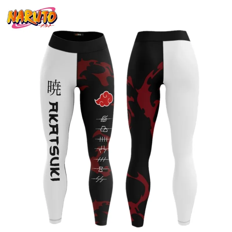 

NEW Anime Naruto Series Uchiha Itachi Yoga Pants Sport Leggings Women Seamless High Waist Woman Tights Workout Gym Clothing