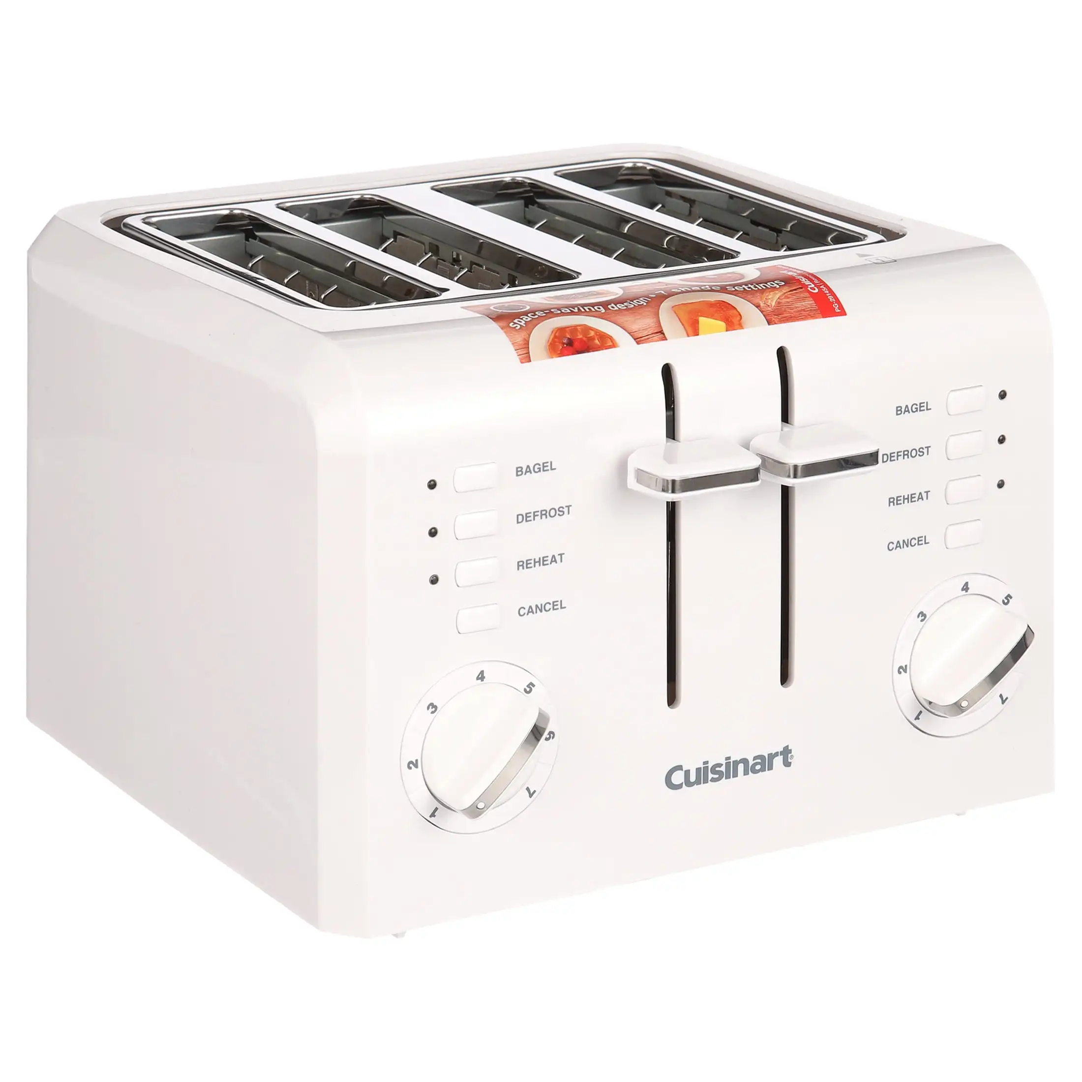 

Cuisinart Toasters 4 Slice Compact Plastic Toaster, New, CPT-142P1