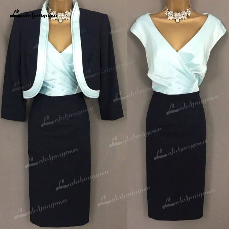 lakshmigown Cap Sleeve Satin Pleats Mother of the Bride Dress with jacket Knee-Length Wedding Guest Gowns Knee Length Elegant
lakshmigown Cap Sleeve Satin Pleats Mother of the Bride Dress with jacket Knee-Length Wedding Guest Gowns Knee Length Elegant