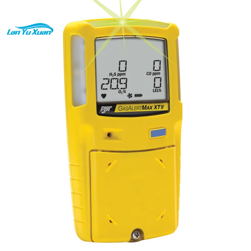Honeywell BW Gas Alert Max XT II 4-Gas Analyzer Portable Gas Detector with Pump H2S, CO, O2 combustibles XT-XWHM-Y-CN
Honeywell BW Gas Alert Max XT II 4-Gas Analyzer Portable Gas Detector with Pump H2S, CO, O2 combustibles XT-XWHM-Y-CN