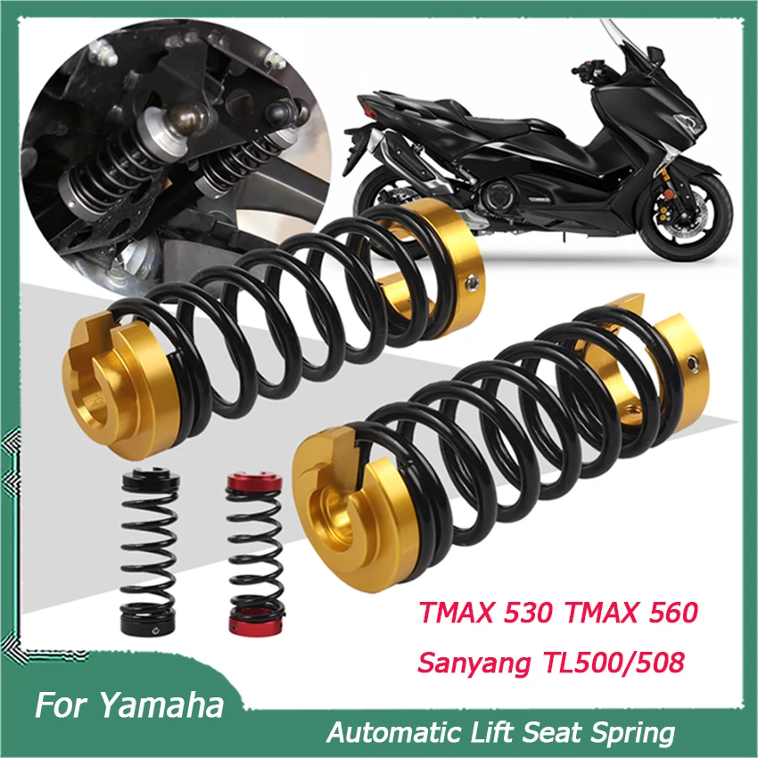 

New Motorcycle Automatic Lift Seat Spring Auxiliary Supports Shock Absorbers For Yamaha TMAX 530 TMAX 560 Fit Sanyang TL500/508