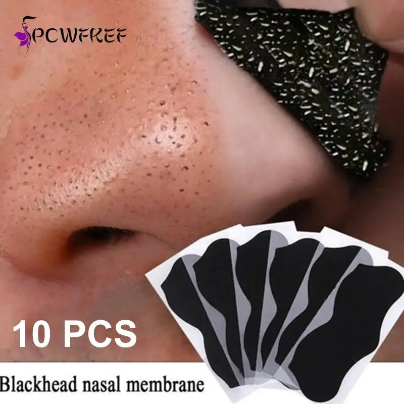 

10PCS Nose Blackhead Remover Mask Deep Cleaning Shrink Pore Acne Treatment Mask