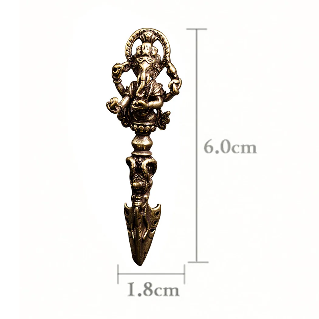 Elephant God Brass Miniature Home Ornament Figurines Keychain Pendant Handmade Pure Copper Creative Brass Elephant God Statue
Elephant God Brass Miniature Home Ornament Figurines Keychain Pendant Handmade Pure Copper Creative Brass Elephant God Statue
