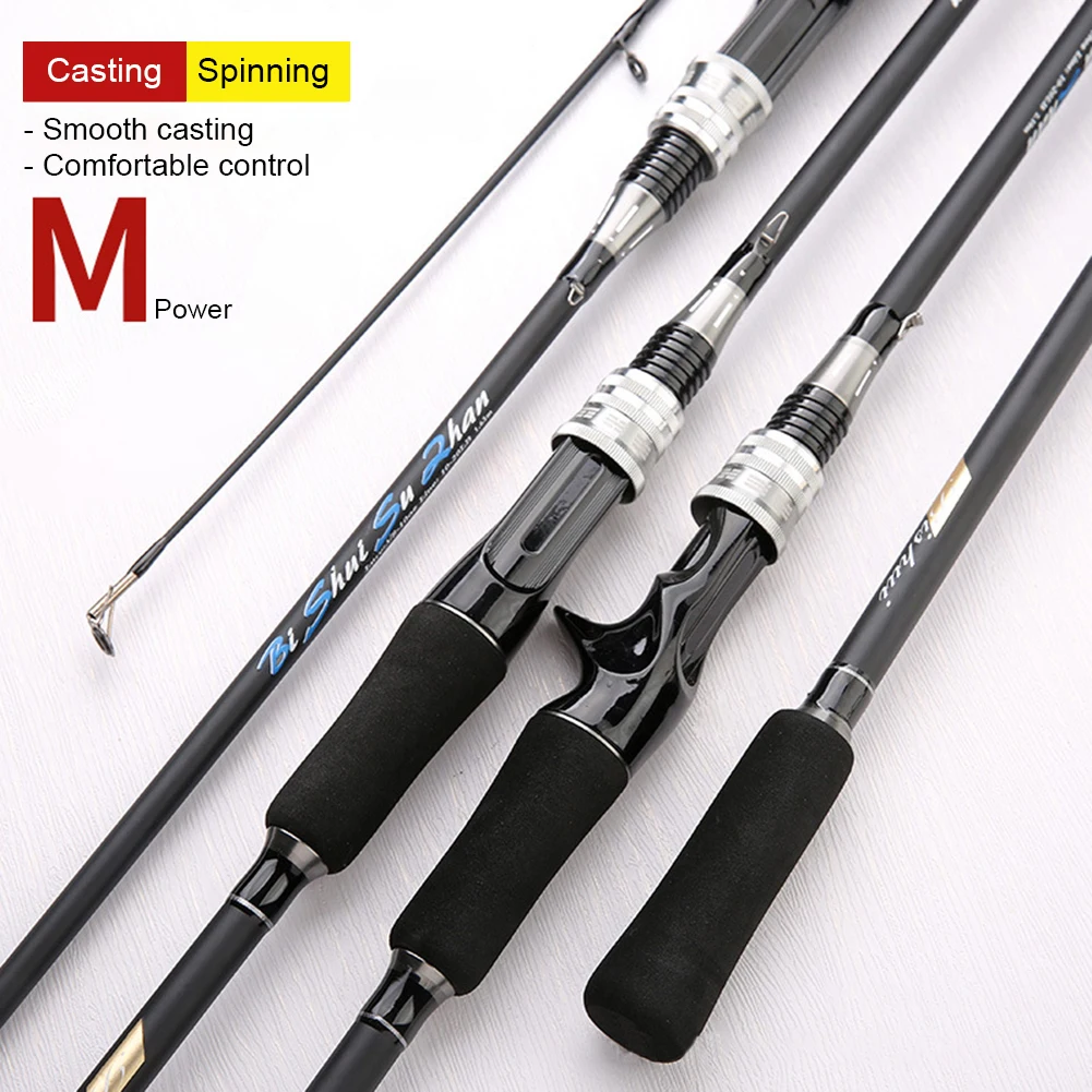 Lightweight Fishing Rod 1.65m/1.8m Spinning Casting Rod Carbon Fiber 2-Section Pole Bass Carp Freshwater Saltwater Fishing Kit
Lightweight Fishing Rod 1.65m/1.8m Spinning Casting Rod Carbon Fiber 2-Section Pole Bass Carp Freshwater Saltwater Fishing Kit