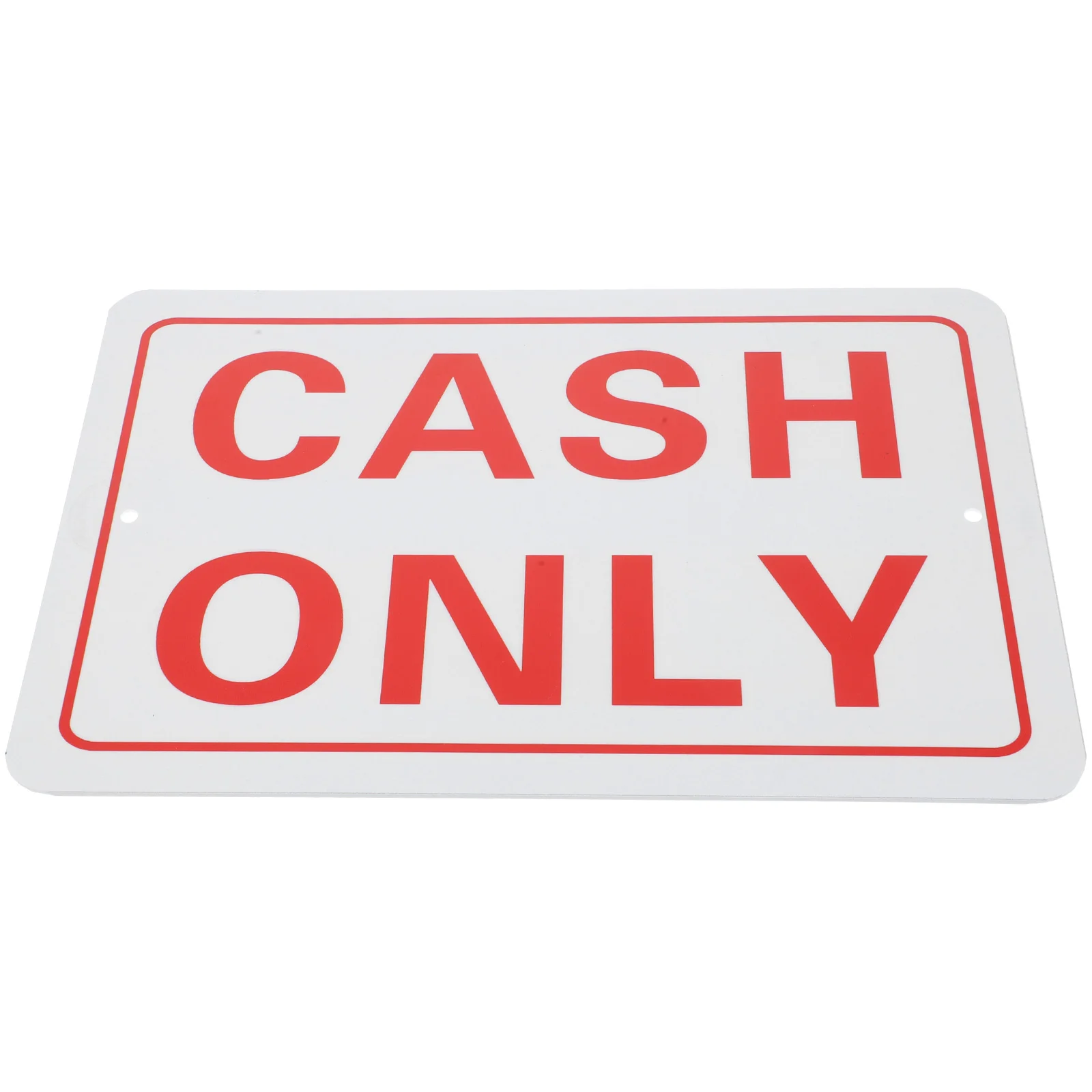 

Cash Sign Cashier for Store Emblems The Business No Credit Card Signs Wall Only Pvc Shop Office
