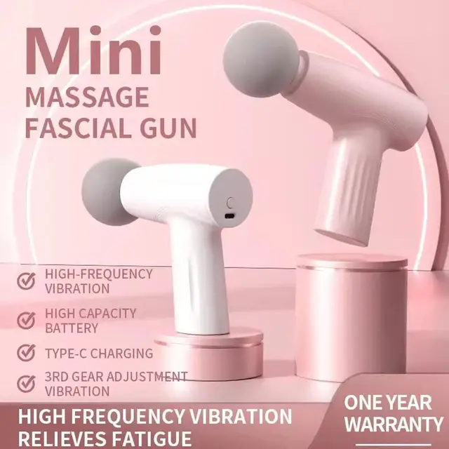 Mini odorde massage facial portable, machine de massage par vibration, relaxation musculaire, masseur de compression du cou et du dos, fitness 1