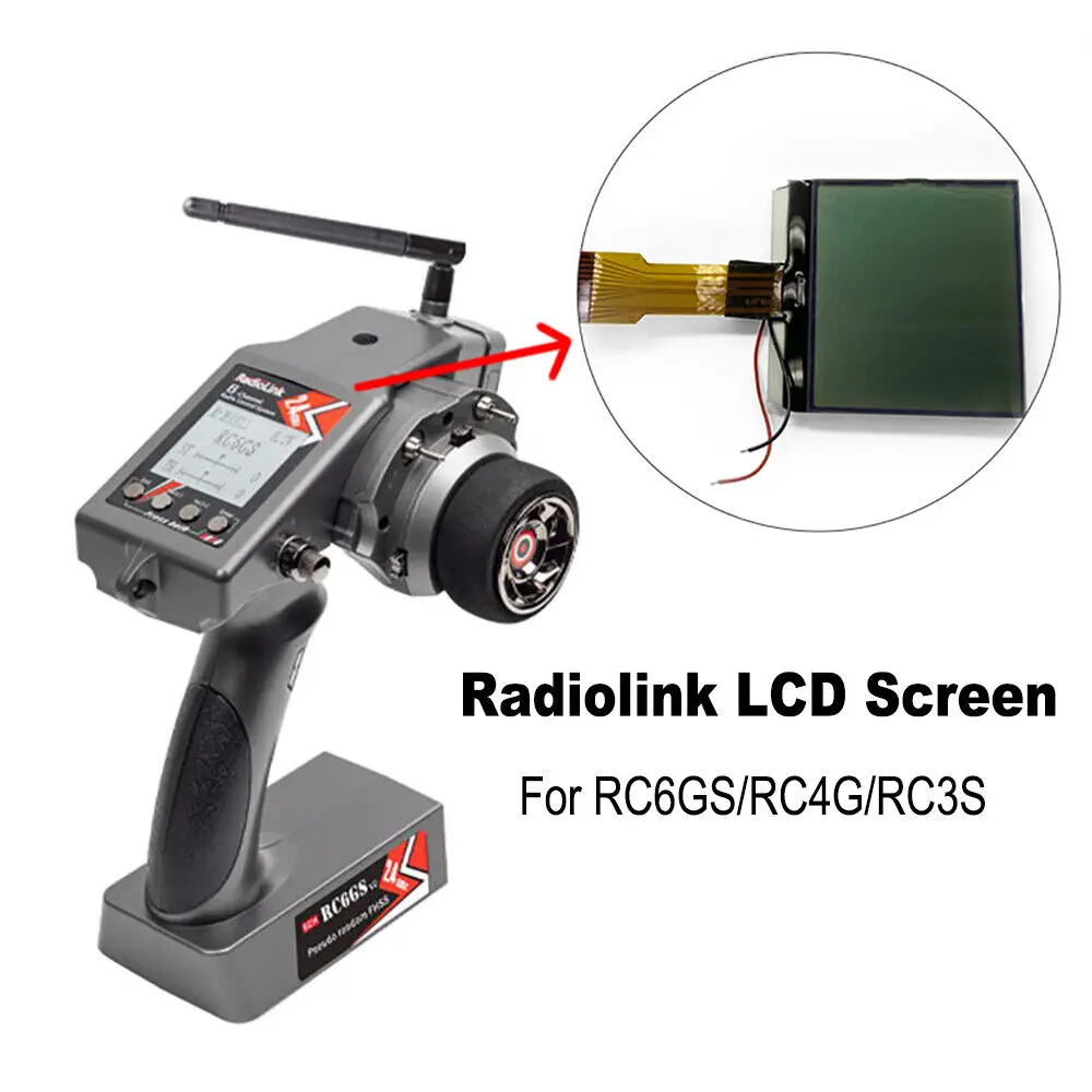 Radiolink LCD Display for RC4GS/RC6G/RC4GS V2/RC6GS V2/RC4G RC Car Controller Transmitter Screen Replacement
Radiolink LCD Display for RC4GS/RC6G/RC4GS V2/RC6GS V2/RC4G RC Car Controller Transmitter Screen Replacement