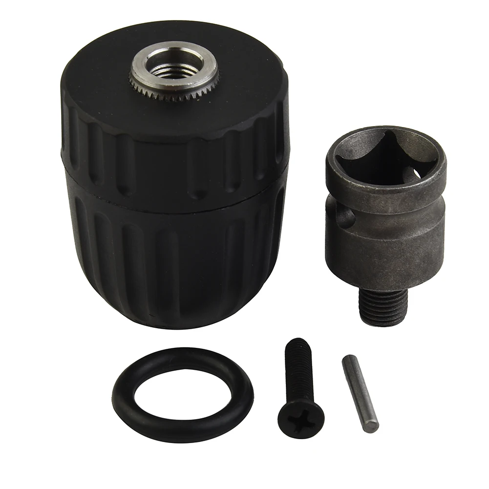 1PC Keyless Drill Chuck 0.8-10mm 1PC Threaded Drill Chuck 1/2" Square Socket Adapter For Impact Drill To Prevent Loose
1PC Keyless Drill Chuck 0.8-10mm 1PC Threaded Drill Chuck 1/2" Square Socket Adapter For Impact Drill To Prevent Loose