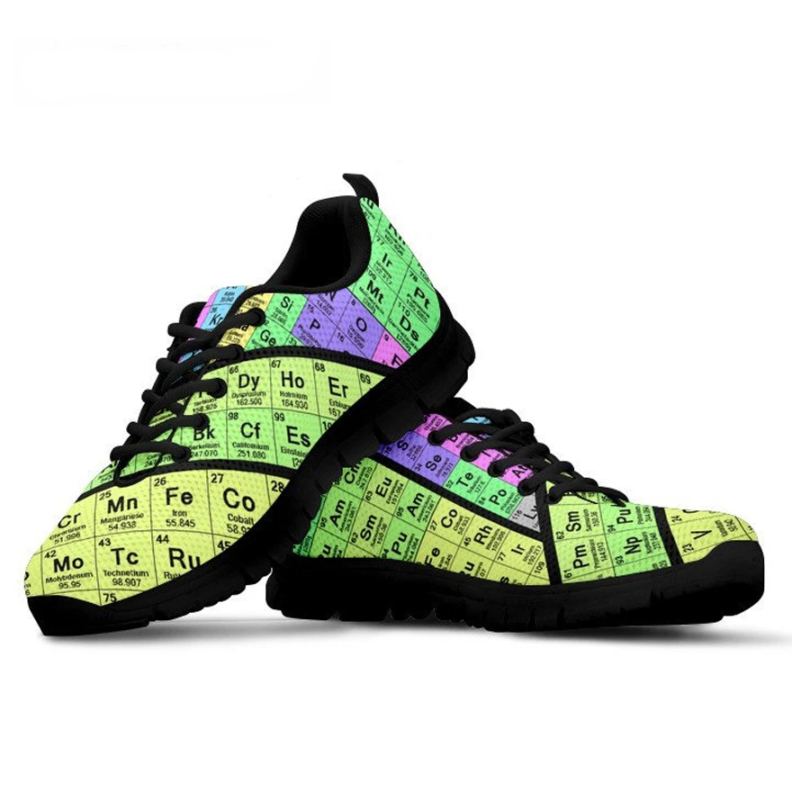 Women 3D Periodic Table Print Sneakers for Students Chemistry Pattern Mesh Flats Femme Walking Shoes Zapatos Mujer
Women 3D Periodic Table Print Sneakers for Students Chemistry Pattern Mesh Flats Femme Walking Shoes Zapatos Mujer
