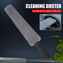 Car Cleaning Brush Air Conditioner Vent Cleaner Microfiber Duster Air Outlet Cleaning Brush Wet/Dry Use For Car Home Accessories
Car Cleaning Brush Air Conditioner Vent Cleaner Microfiber Duster Air Outlet Cleaning Brush Wet/Dry Use For Car Home Accessories