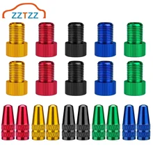 2PCS Presta Valve Adaptors and 2PCS Presta Valve Caps Convert Presta to Schrader for Bike Inflate Tire Using Standard Pump
2PCS Presta Valve Adaptors and 2PCS Presta Valve Caps Convert Presta to Schrader for Bike Inflate Tire Using Standard Pump