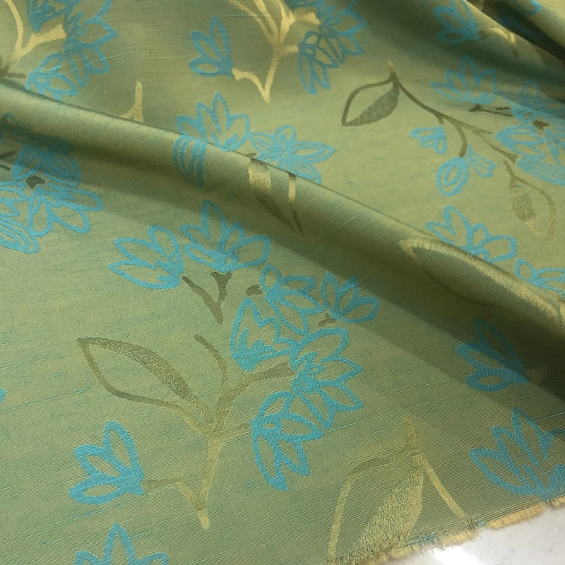 Spring and Autumn Green Flower Jacquard Cotton Thin Clothing Fabric Design Sense Niche Shirt Dress Fabric
Spring and Autumn Green Flower Jacquard Cotton Thin Clothing Fabric Design Sense Niche Shirt Dress Fabric