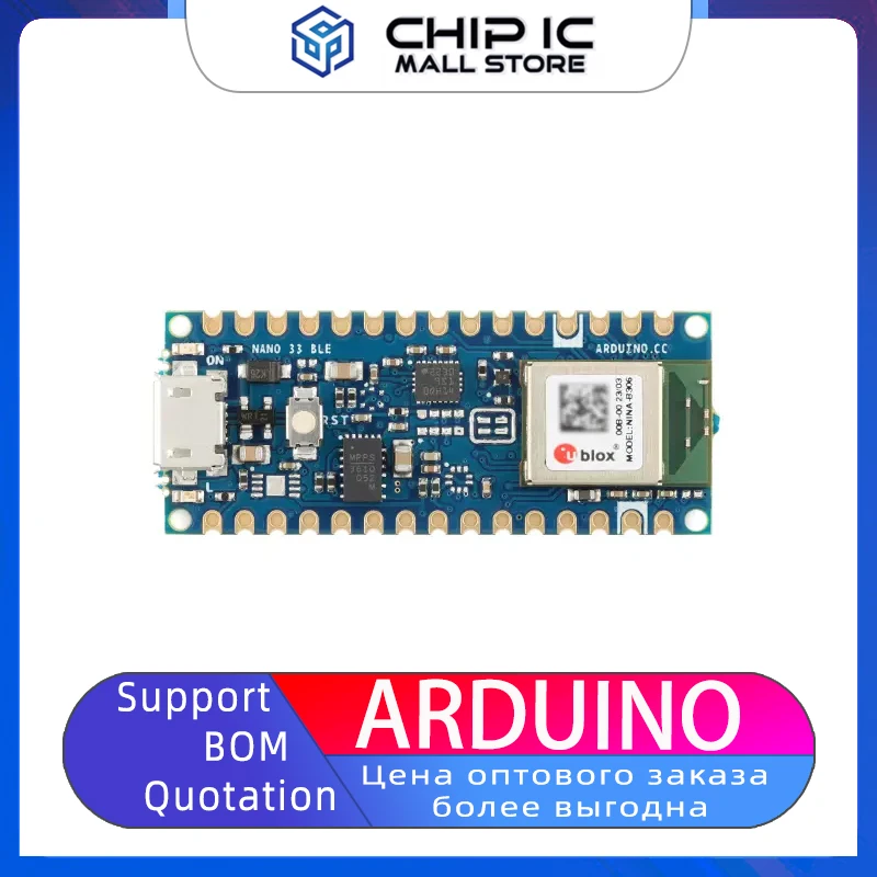 

The ARDUINO NANO 33 BLE ABX00030 NRF52840 Development Board Module Is 100% new and Original