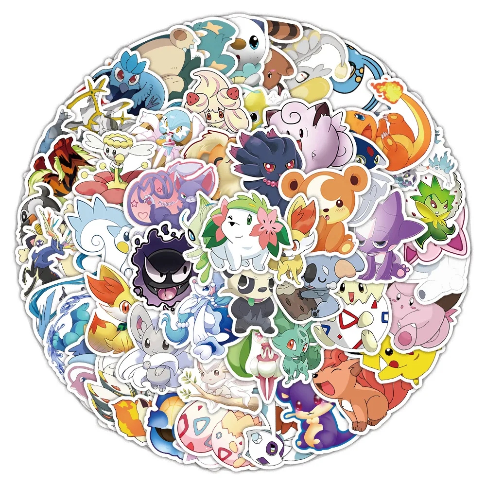 10/30/50/100PCS Kawaii Pokemon Anime Game Stickers Car Motorcycle Travel Luggage Phone Guitar Laptop Cartoon Sticker Fun for Kid
10/30/50/100PCS Kawaii Pokemon Anime Game Stickers Car Motorcycle Travel Luggage Phone Guitar Laptop Cartoon Sticker Fun for Kid