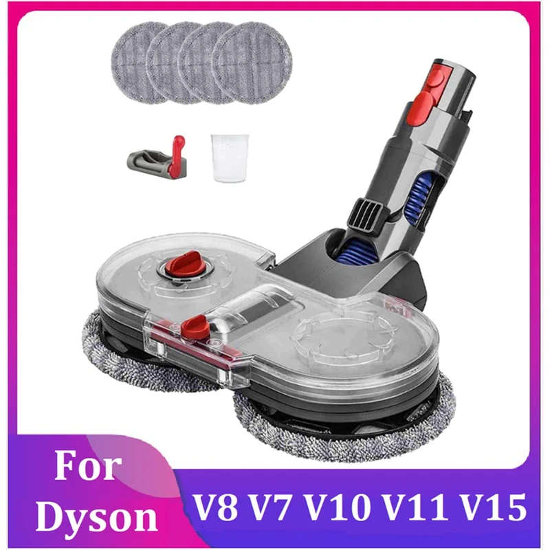 Electric Floor Mop Head For Dyson V15 V7 V8 V10 V11 Vacuum Cleaner Attachment With Water Tank Rag Cloth Switch Button
Electric Floor Mop Head For Dyson V15 V7 V8 V10 V11 Vacuum Cleaner Attachment With Water Tank Rag Cloth Switch Button
