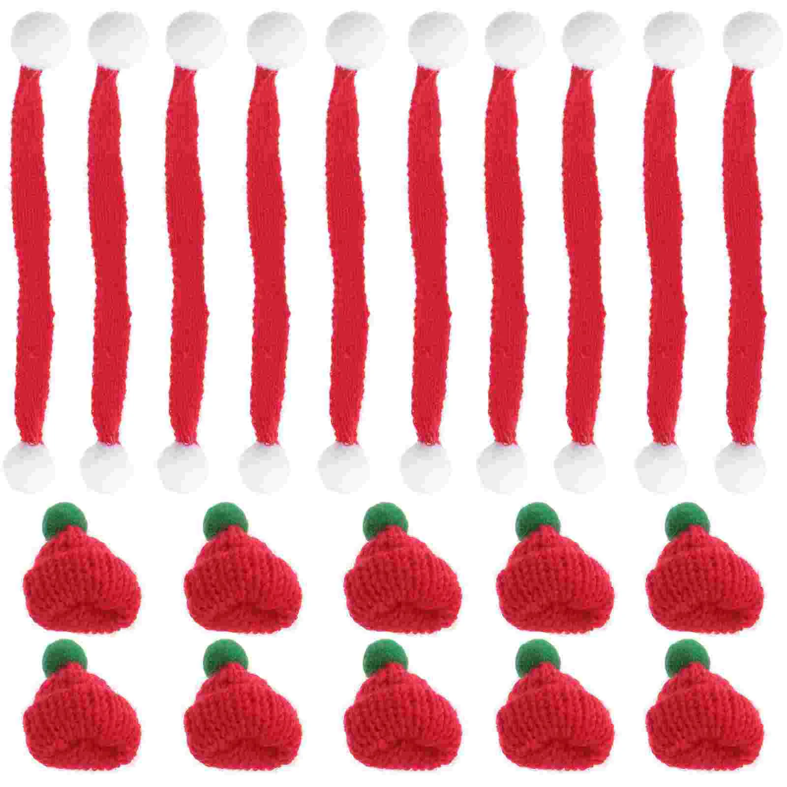 12/24pcs Mini Hat Mini Christmas Hats Christmas Bottle Covers Hats Miniature Hats Bottle Decors Knitted Hat DIY Handmade
12/24pcs Mini Hat Mini Christmas Hats Christmas Bottle Covers Hats Miniature Hats Bottle Decors Knitted Hat DIY Handmade