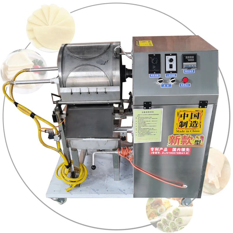 Automatic Dough Sheet Making Machine Spring Roll Skin Machine Mini Pancake Machine
Automatic Dough Sheet Making Machine Spring Roll Skin Machine Mini Pancake Machine