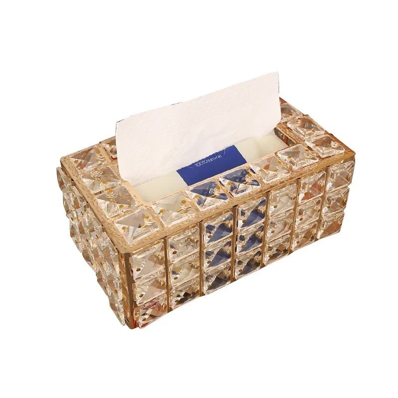 

Creative Light Luxury Living Room Tissue Box Napkin Premium Luxury Drawout Paper Box