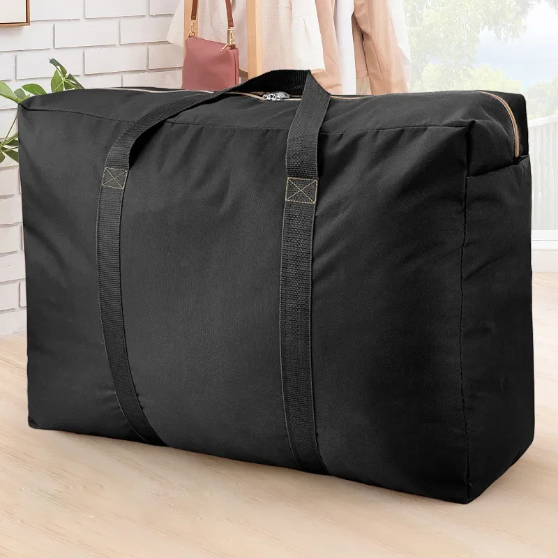 

130L Oxford Bag Unisex Bag Storage Capacity Luggage Bags New Large Travel Cloth Sturdy House Duffel Moving Folding Thickening