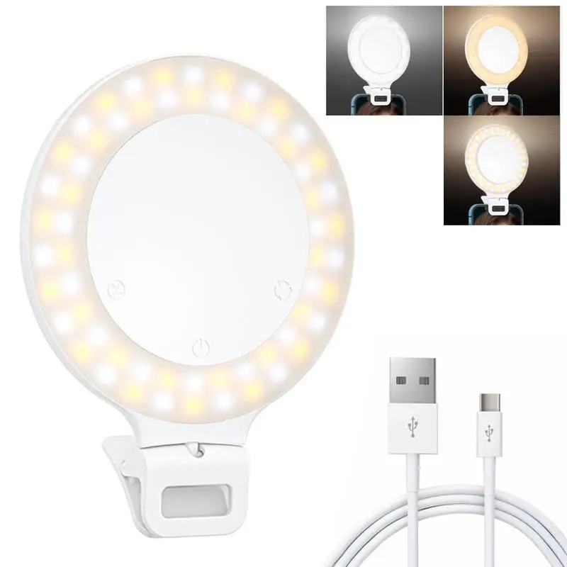 Ring Light LED Lamp Lighting With Clip On Laptop Computer For Video Conference Zoom Webcam Chat Live Streaming Lamp
Ring Light LED Lamp Lighting With Clip On Laptop Computer For Video Conference Zoom Webcam Chat Live Streaming Lamp