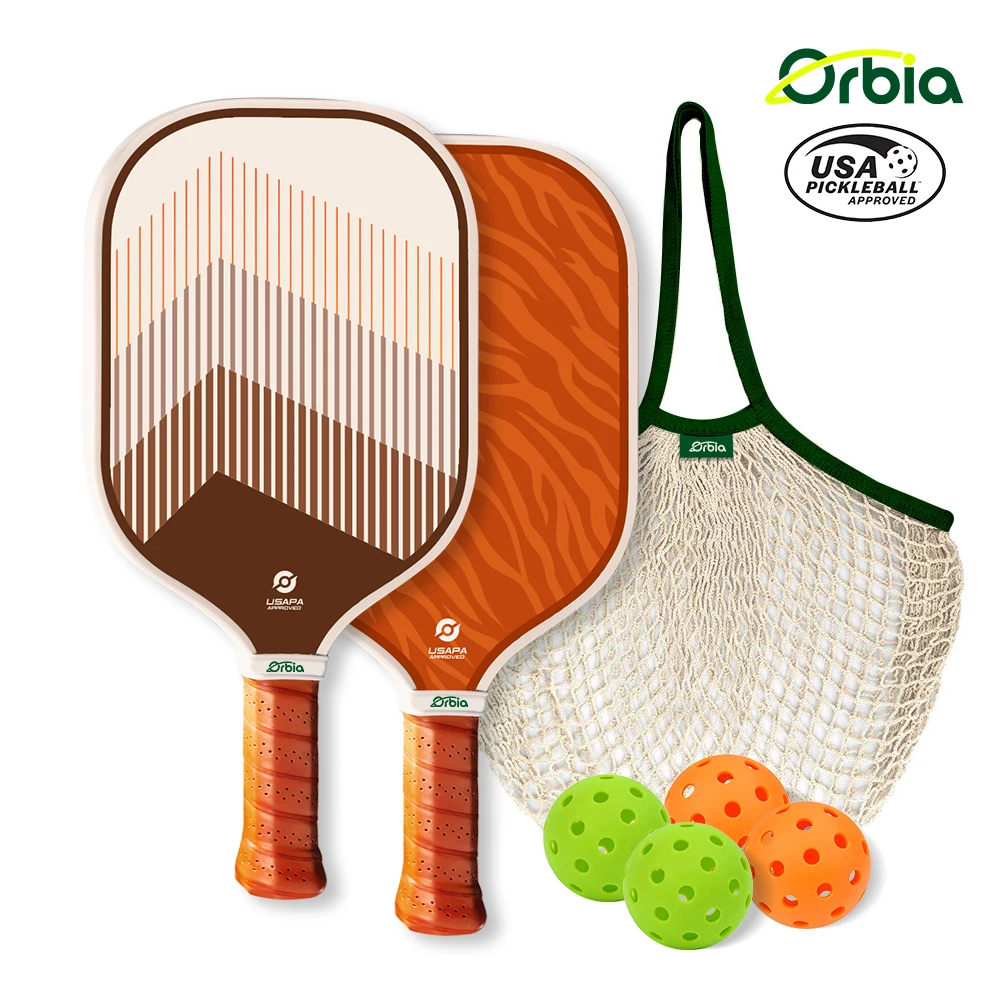 Orbia Sports Pickleball Paddle Sets With Net Bag 2 Paddles 4 Balls USAPA Approved Honeycomb Core Gift Kit Indoor Outdoor
Orbia Sports Pickleball Paddle Sets With Net Bag 2 Paddles 4 Balls USAPA Approved Honeycomb Core Gift Kit Indoor Outdoor