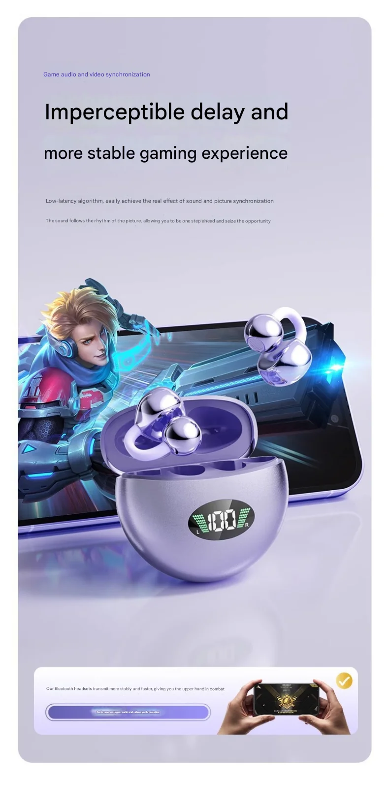 Original Sony Wireless Earphone Open Ear Q88 Ear Clip ENC Headset Bluetooth 5.4 HD Call Touch Control Headphone for Android iOS Original Sony Wireless Earphone Open Ear Q88 Ear Clip ENC Headset Bluetooth 5.4 HD Call Touch Control Headphone for Android iOS
