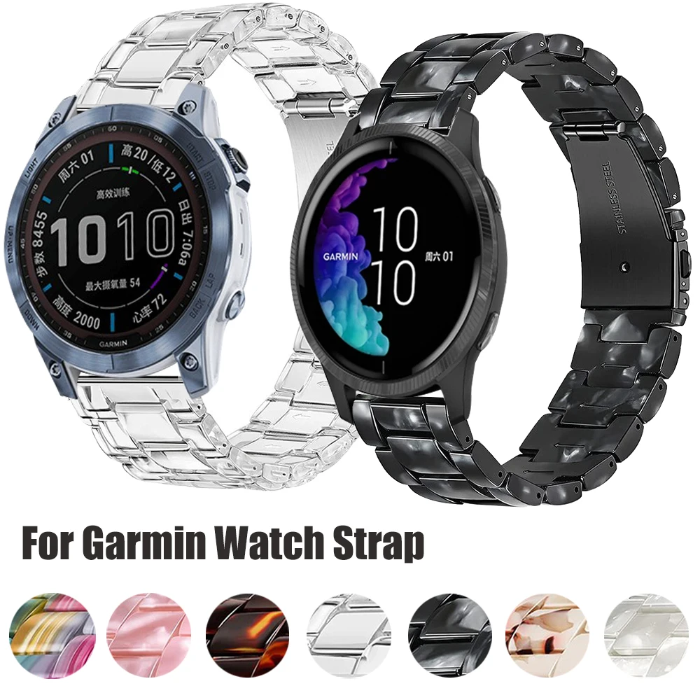 Resin Watch Strap For Garmin Vivoactive 4 45mm 3/Venu 2/GarminMove 3 Watchband Bracelet For Forerunner 245 645 Band Accessories
Resin Watch Strap For Garmin Vivoactive 4 45mm 3/Venu 2/GarminMove 3 Watchband Bracelet For Forerunner 245 645 Band Accessories