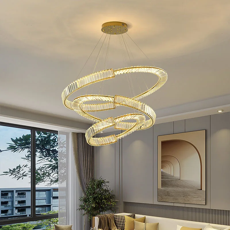 Modern Crystal Chandelier Interior Decoration Living Room Dining Room Bedroom LED Pendant Lights luster Lighting Fixtures
Modern Crystal Chandelier Interior Decoration Living Room Dining Room Bedroom LED Pendant Lights luster Lighting Fixtures