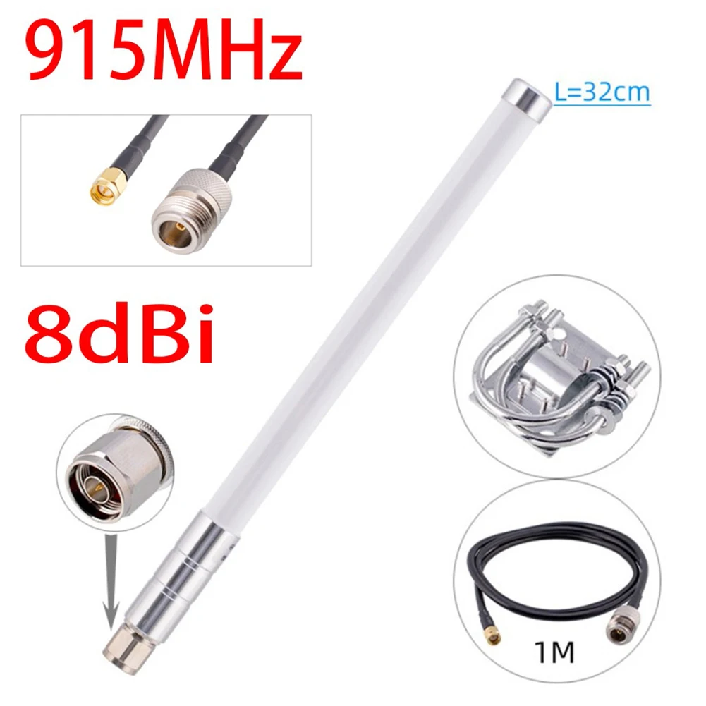 5-8 дБи для LoRa Gate Way 915 МГц антенна для Helium RAK Hotspot HNT Miner 868 МГц Стекловолоконная антенна комплект домашнее оборудование
5-8 дБи для LoRa Gate Way 915 МГц антенна для Helium RAK Hotspot HNT Miner 868 МГц Стекловолоконная антенна комплект домашнее оборудование