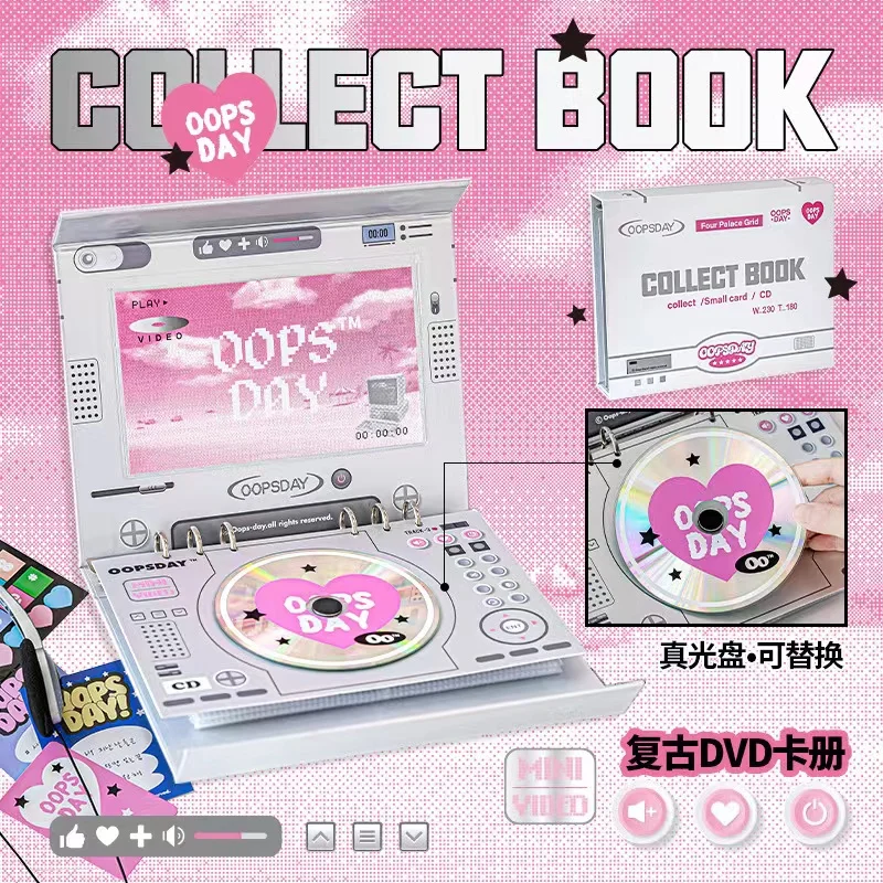 Kawaii Retro Video DVD Kpop Binder Notebook Photocards Collect Book Cute Storage Diary Agenda Planner School Stationery
Kawaii Retro Video DVD Kpop Binder Notebook Photocards Collect Book Cute Storage Diary Agenda Planner School Stationery