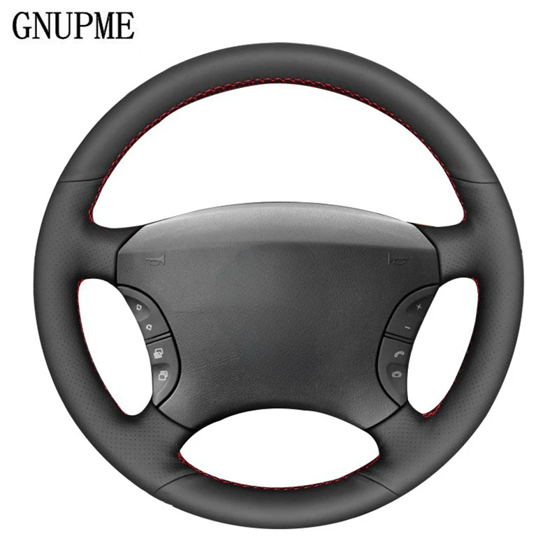 Hand-stitched Black Genuine Leather Car Steering Wheel Cover for Mercedes-Benz S-Class W220 S430 S350 S500 S600 2004-2006
Hand-stitched Black Genuine Leather Car Steering Wheel Cover for Mercedes-Benz S-Class W220 S430 S350 S500 S600 2004-2006
