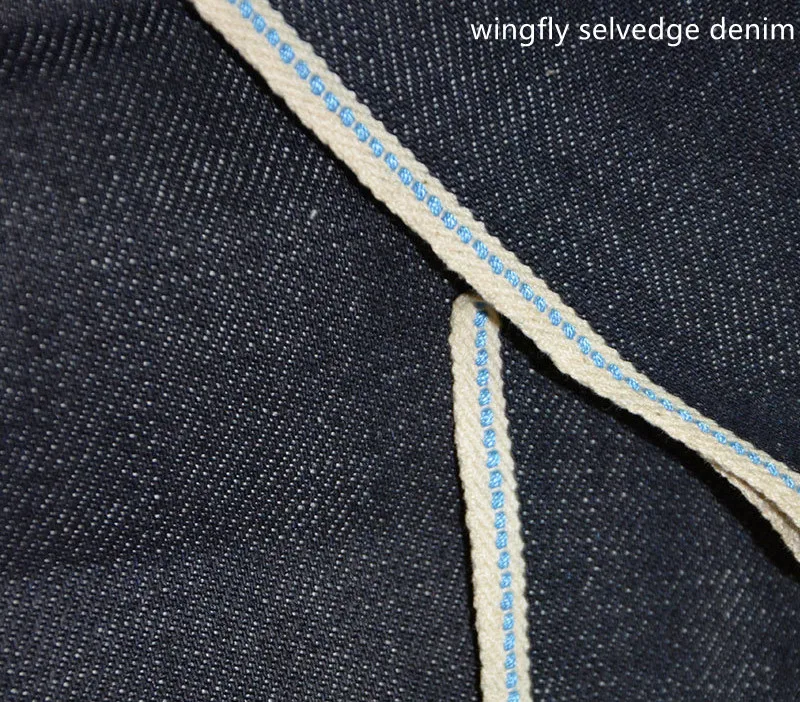 

12.3 oz Dark Blue Selvedge Denim Fabric Premium Jeans Cloth Manufacturers And Wholesale W284923