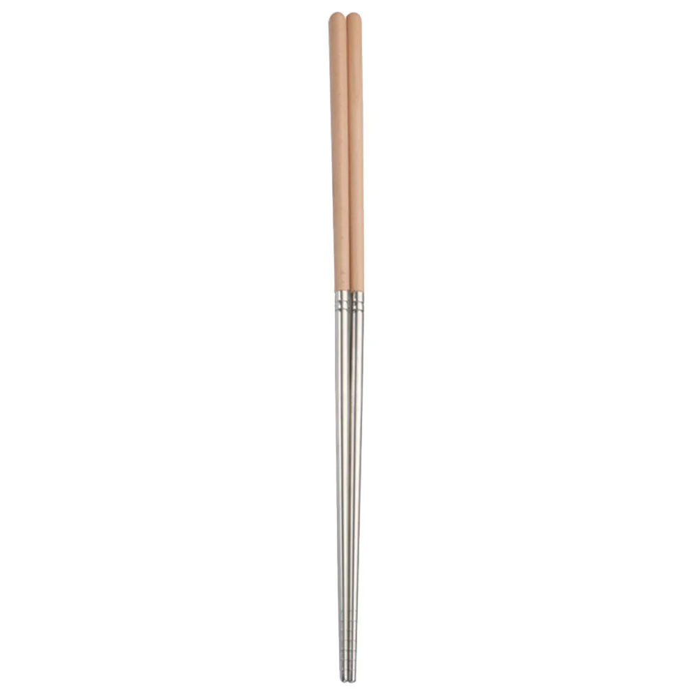 Fried Chopsticks Hot Pot Wooden Kitchen Chinese Cooking Lengthened Reusable Frying Stainless Steel with Handle Wok
Fried Chopsticks Hot Pot Wooden Kitchen Chinese Cooking Lengthened Reusable Frying Stainless Steel with Handle Wok