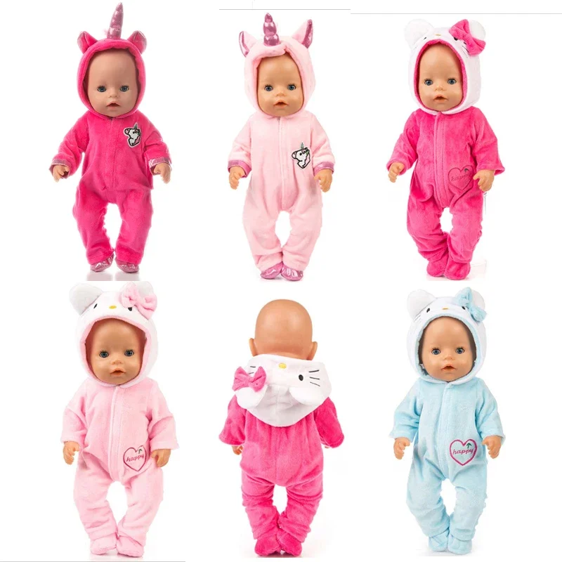 Doll Clothes for 43cm Baby New Born Doll Coat Unicorn Hoodie 17 Inch 18 Inch Baby Bona Doll Dress Christmas Toys Clothes
Doll Clothes for 43cm Baby New Born Doll Coat Unicorn Hoodie 17 Inch 18 Inch Baby Bona Doll Dress Christmas Toys Clothes