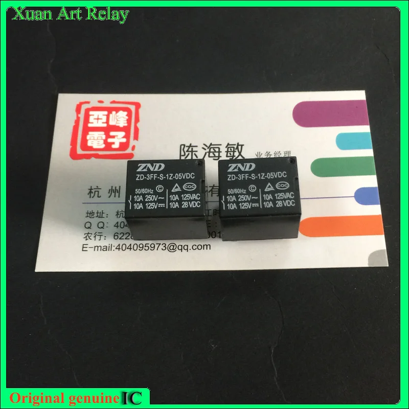 10pcs/lot 100% original genuine relay: ZD-3FF-S-1Z-05VDCBrand new relay5pins 10A250VAC
10pcs/lot 100% original genuine relay: ZD-3FF-S-1Z-05VDCBrand new relay5pins 10A250VAC