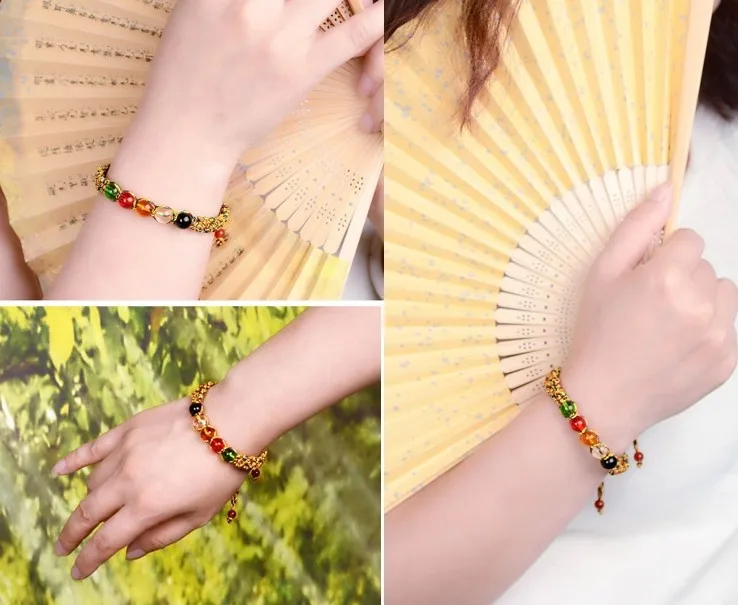 Good Luck Five-Bracelet de bénédiction pour hommes et femmes, perle ronde 152, cadeau de bijoux de la colonne vertébrale, document d'amoureux 4