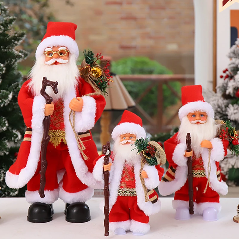 

45cm/30cm Christmas Doll Santa Claus Elk Snowman New Year 2023 Merry Christmas Decorations for Home Ornaments Natal Navidad