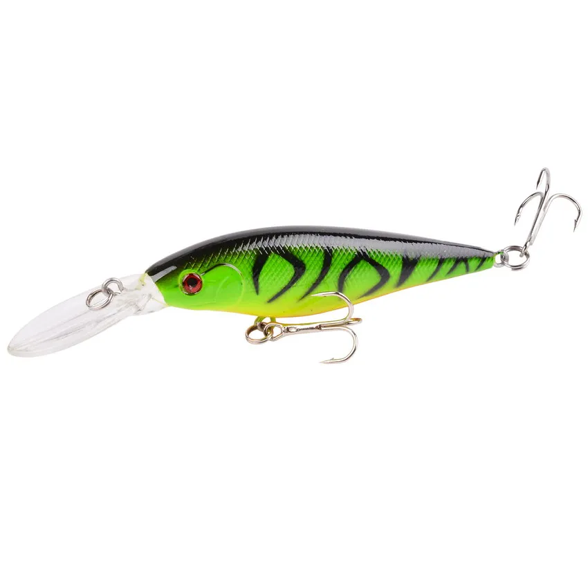 

1Pc Minnow Fishing Lures 11cm 10.5g Crankbait Wobblers Perch 3D Eyes Artificial Hard Bait Pike Carp Bass Floating Swimbait Pesca